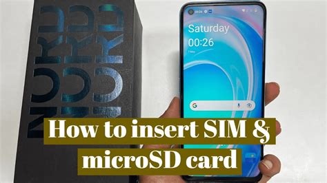 OnePlus Nord CE 2 Lite 5G How To Insert SIM Card And MicroSD Card