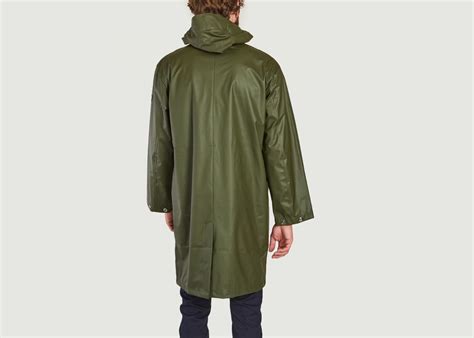 Parka Longue Waterproof Capuche Khaki Aigle Lexception