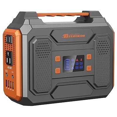 Power Station 300W ZeroKor Outdoor Portable Power Pack 280Wh 75000mAh