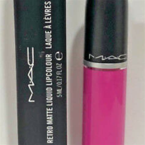 Mac Cosmetics Makeup Nib Mac Fuchsia Flicker Matte Liquid Lipcolour