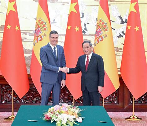 Premier Chino Se Reúne Con Presidente Del Gobierno Español 2