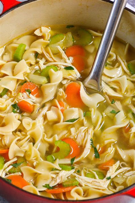 Homemade Chicken Noodle Soup Recipe Classic Comfort Food