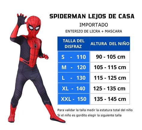 Ripley DISFRAZ HOMBRE ARAÑA SPIDERMAN NIÑO IMPORTADO LEJOS DE CASA