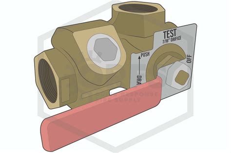 Agf Test And Drain Valve Model 1000 1 12 In Npt 42k