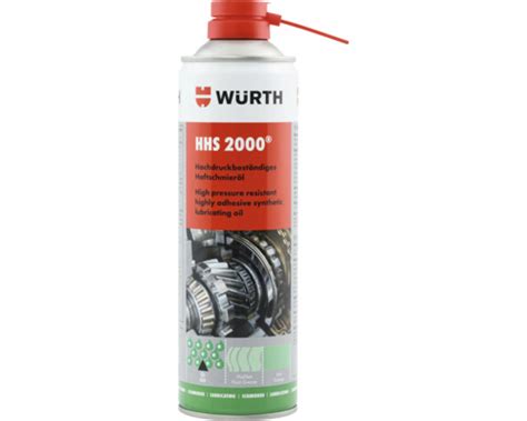 Spray Lubrifiant Vaselină Auto Würth Hhs 2000 500ml Hornbach