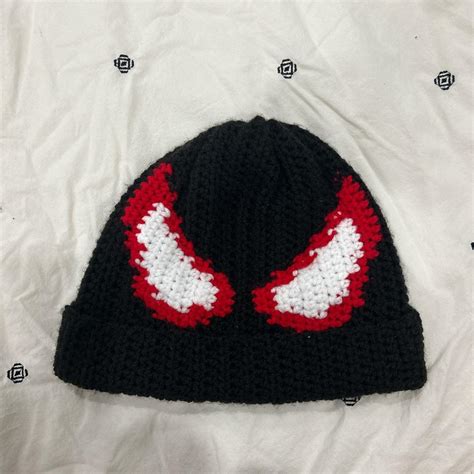 Spider Man Crochet Beanie Miles Morales Super Depop