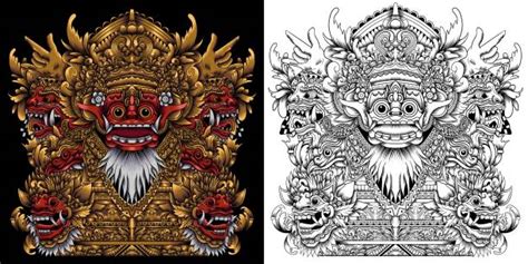 330 Tari Bali Ilustrasi Grafik Vektor And Clip Art Bebas Royalti