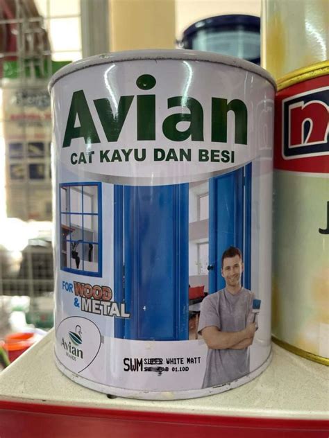 Jual Cat Kayu Dan Besi Avian Sw Super White Matt Di Seller Tb Acc