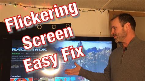 How To Fix A Flickering Screen On A Sony Bravia LCD TV YouTube