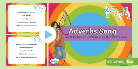 Adverbs Song (teacher made) - Twinkl