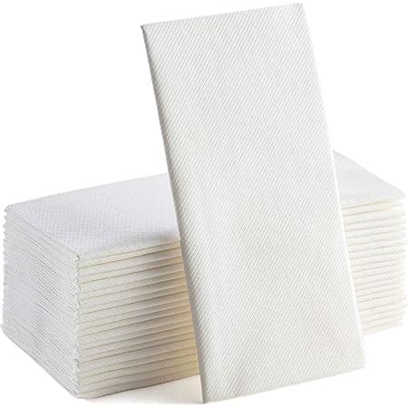 Amazon Linen Feel Disposable Bathroom Napkins White Napkins