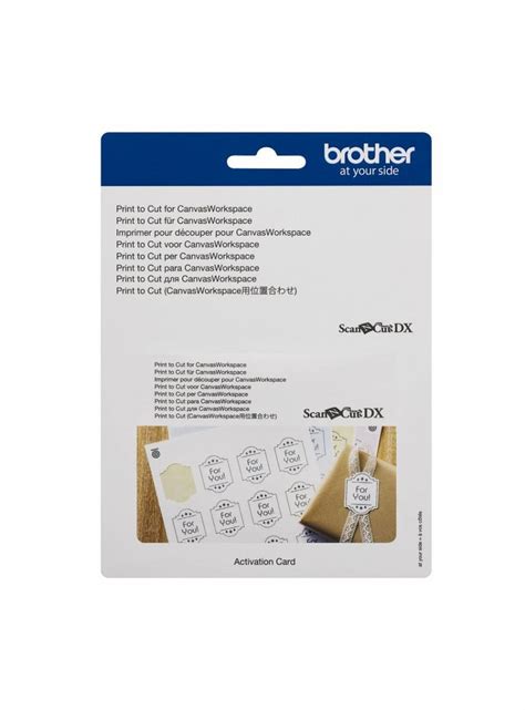 Brother Scan N Cut Accessories Activation Card Print To Cut For