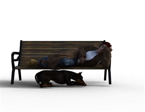 Free 3mf File Sleeping On Park Bench 😴・3d Print Design To Download・cults