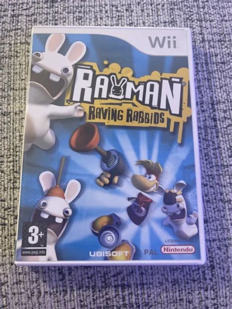 Rayman Raving Rabbids Nintendo Wii Game Complete Picclick Uk