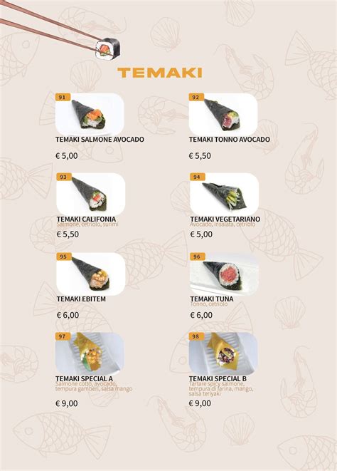 Menu Da Hinata Sushi Ristorante Noci