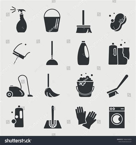 2,367 Cleaning Supplies Silhouette Images, Stock Photos & Vectors ...