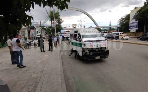 En Tuxtla Guti Rrez Choque Entre Particular Y Colectivo Deja Varios