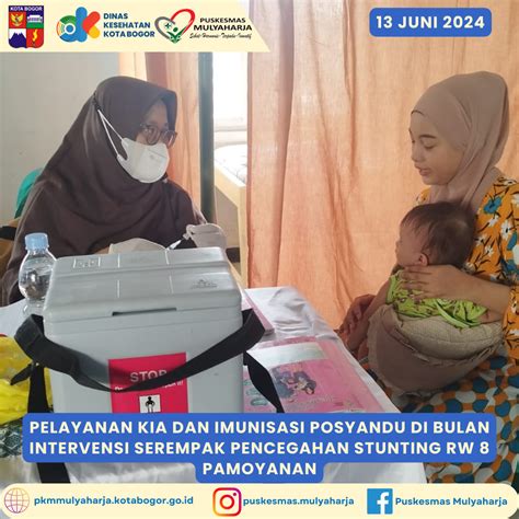 Kegiatan Rutin Posyandu Rw Pamoyanan Puskesmas Mulyaharja