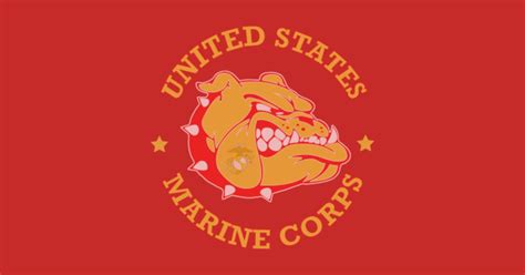 MARINE CORPS BULLDOG - Us Marines Bulldog - T-Shirt | TeePublic