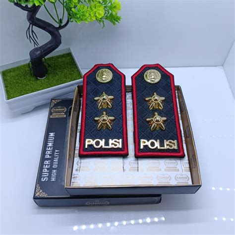 Jual Pangkat Pdu Polisi Polri Akbp Lis Merah Super Premium Exclusive