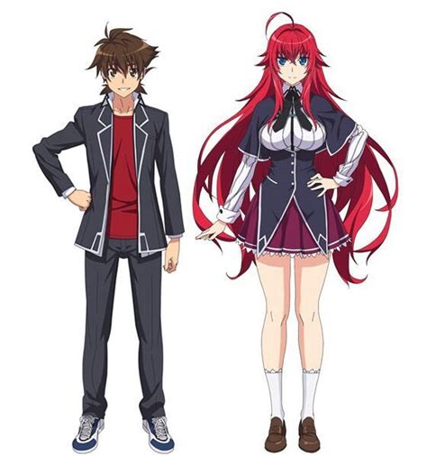 High School Dxd Hero Muestra Los Diseños De Sus Protagonistas •anime