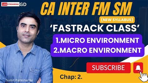 Ca Inter Fm Sm Fastrack New Syllabus May Sm Chap Youtube