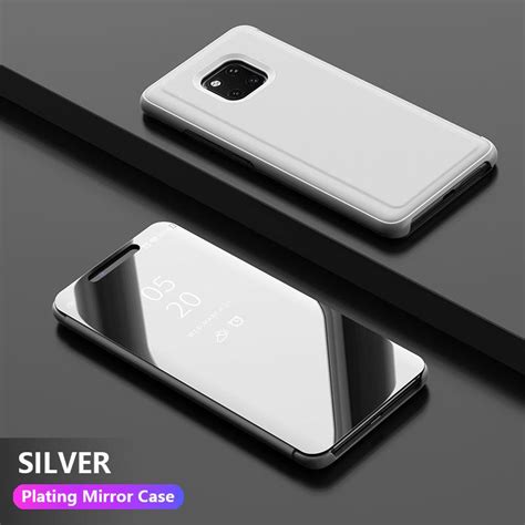 Buy Flip Smart View Plating Mirror Leather Case For Xiaomi Mi 11 Xiaomi Poco M3 Poco X3 Nfc