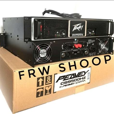 Jual POWER AMPLIFIER PEAVEY CS 9500 HZ CS9500HZ CS 9500HZ FULL