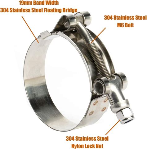 Hose Clamp T Bolt Clamp Industrial High Torque Foxwoll