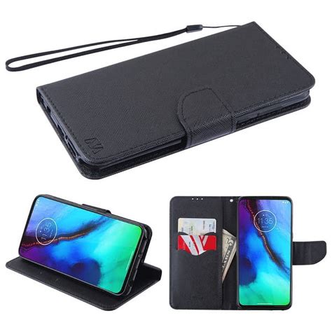 Xpression Motorola Moto G Stylus Wallet Case Phone Cover Book [credit Card Slot] Magnetic