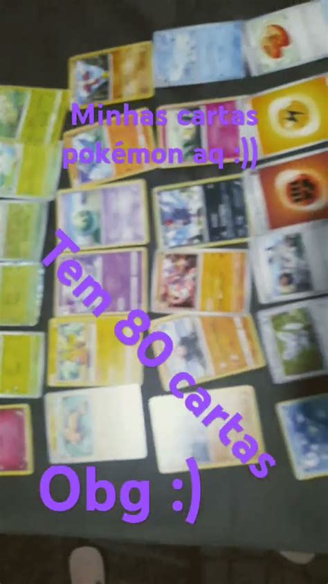 Minhas Cartas Pok Mon Pok Mon Cards Youtube