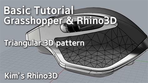 Grasshopper Triangular 3d Pattern L Rhino 3d Basic Tutorial Youtube