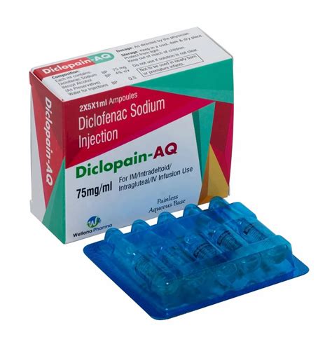 Diclofenac Sodium 75 Mg Injection At Rs 2 Piece Dynapar AQ In Surat