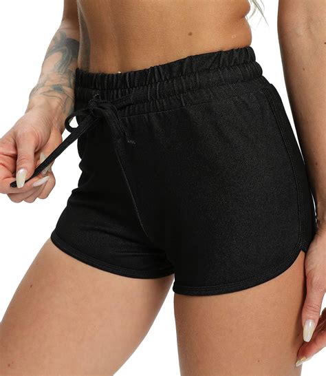 Cross1946 Booty Shorts For Women High Waisted Yoga Shorts Sexy Butt