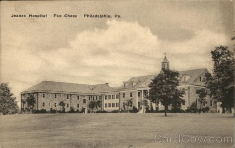 Jeanes Hospital, Fox Chase Philadelphia, PA Postcard