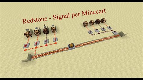 Redstone Signale Per Minecart Transportieren Lilliothix Youtube