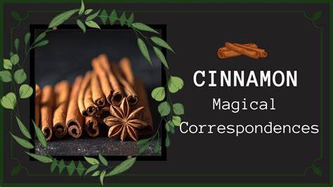 Cinnamon Correspondences Uses In Magical Practice Cinnamomum Verum