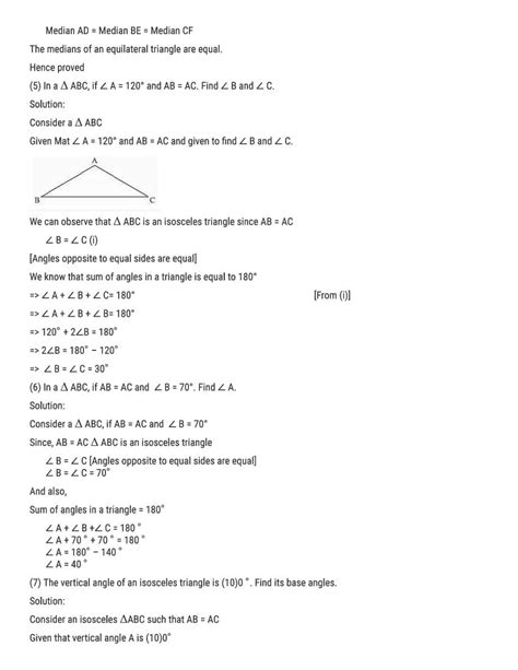 Rd Sharma Solutions For Class Congruent Triangles Exercise Pdf