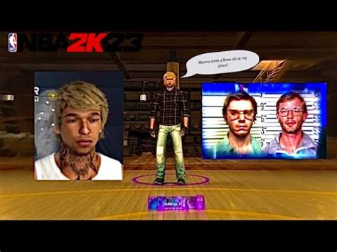 JEFFERY DAHMER PLAYS THE 1V1 COURT ON NBA 2K23 FACE CREATION 6