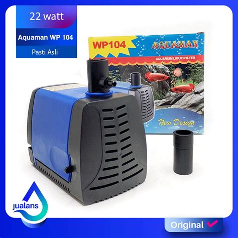 Jual POMPA AIR CELUP AQUAMAN WP 104 ORIGINAL LOW WATT Shopee Indonesia