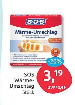 Sos W Rme Umschlag Angebot Bei Budni