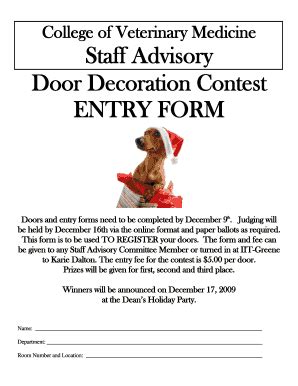 Criteria For Judging Office Christmas Decoration Competition