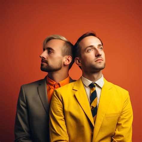 Premium Photo Profile Photo Of Modern Gay Couple Proud And Peaceful