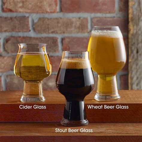 The Flavor Enhancing Craft Beer Glasses - Hammacher Schlemmer