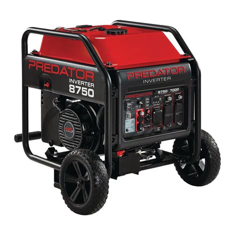 Predator 8750 Watt 59190 Inverter Generator Manual Manualslib