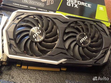 Видеокарта Msi Geforce Gtx 1660 Ti Armor Oc купить в Пензе Электроника Авито