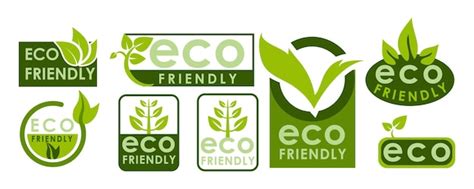 Premium Vector Set Of Eco Friendly Icons Ecologic Food Stamps Organic Natural Food Labels