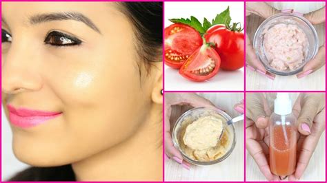 Skin Whitening Tomato Facial Get Fair Glowing Spotless Skin In