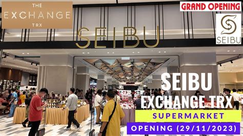 Seibu Supermarket The Exchange TRX Kuala Lumpur YouTube