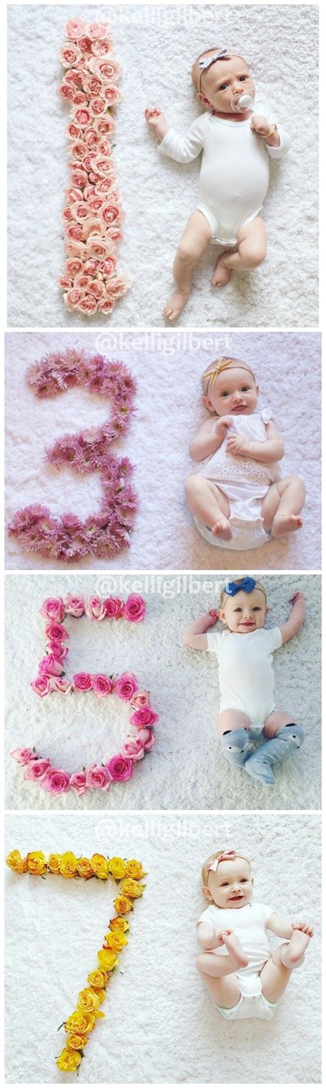 Unique Monthly Baby Photo Ideas Monthly Baby Photos Creative